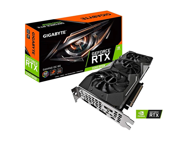 Gigabyte Geforce RTX 2060 Super Gaming OC 8GB GDDR6 PCI-E Gen 3x4 - Graphics Card - كرت الشاشة